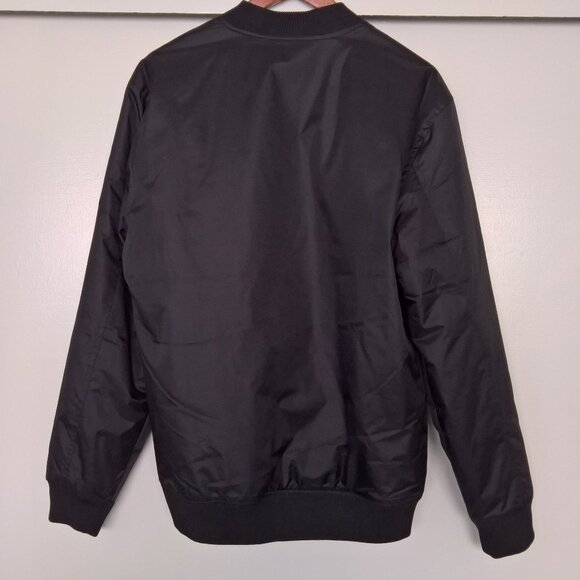 Zakbrand Men’s Bomber Jacket Full Zip Black Size Large - Picture 2 of 2